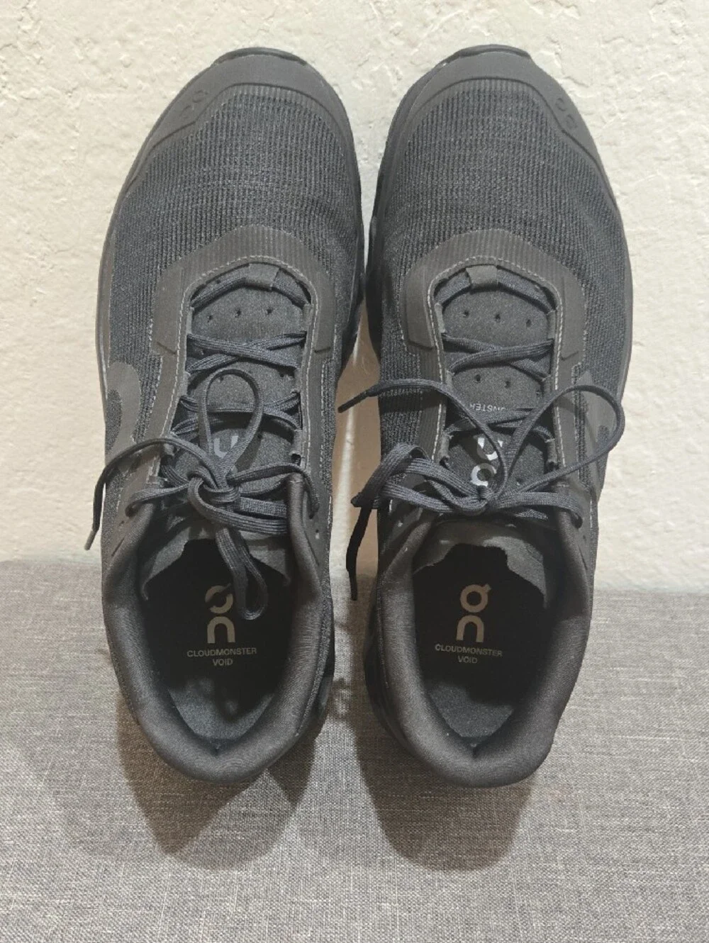 On Running Men's All-Black Athletic Running Shoes